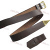 Ceinture et porte épée Temple KT ou Malte KM marron