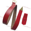 Ceinture et porte épée Temple KT rouge