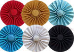 Lot_rosettes_couleurs Rosette pour tablier maçonnique ou pour tricorne RER