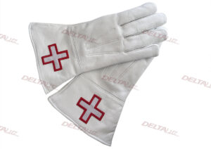 Gants Blancs à crispin cuir Saint Thomas d'Acre - COSTA