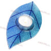 Bougeoir feuillage bleu turquoise 1B