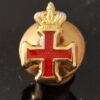 Pin's Croix Templière Couronnée