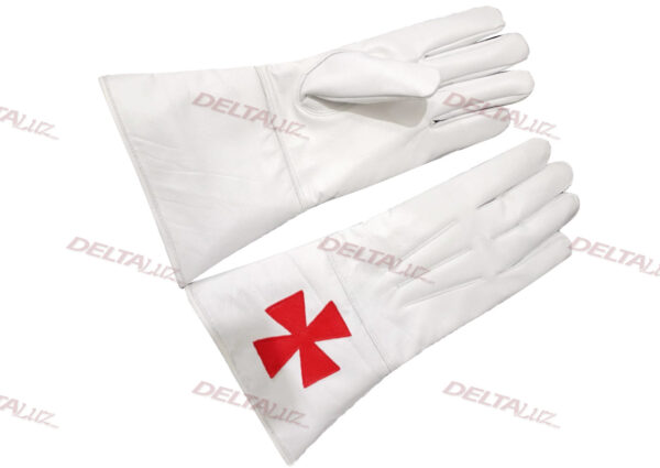 Gants blancs Crispin cuir Chevalier - CBCS